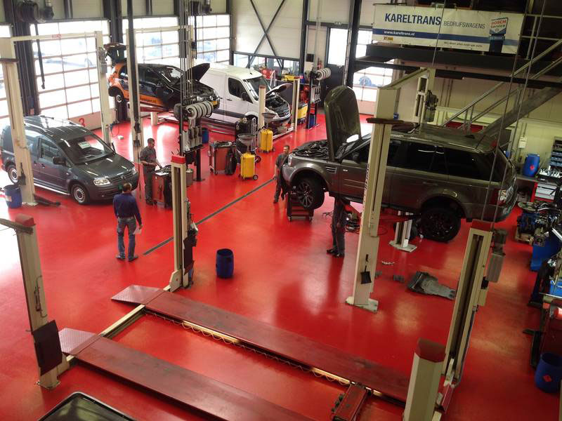 antislip vloer garage